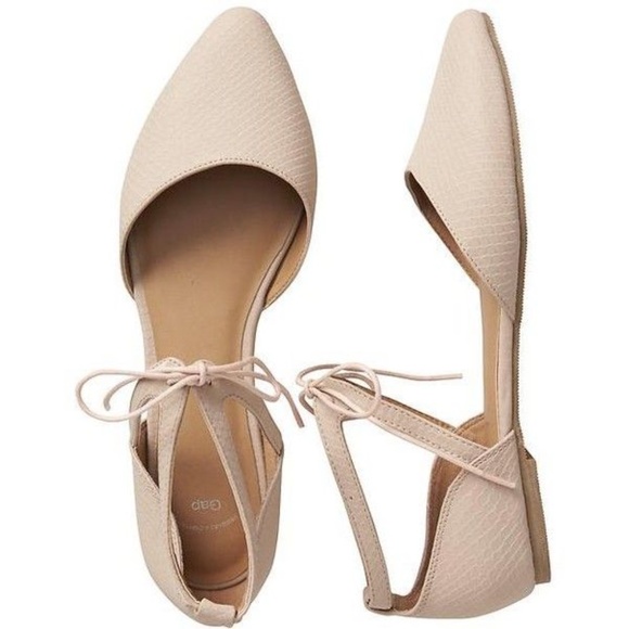 GAP Shoes - GAP D'orsay Tie-Up Point Toe Flats